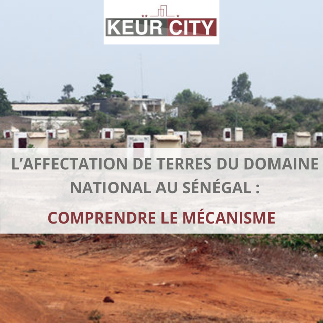 affectation terres domaine national sénégal
