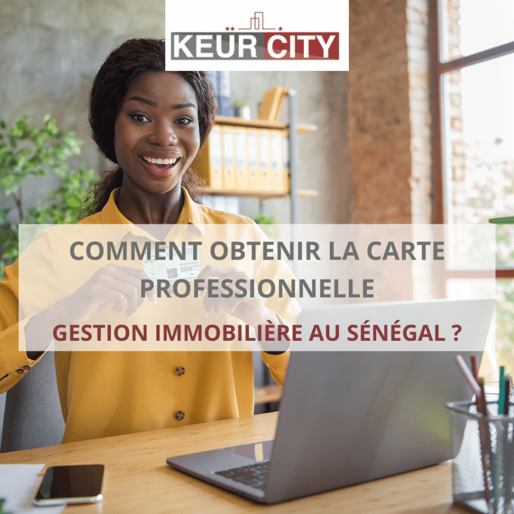 carte professionnelle immobilier sénégal