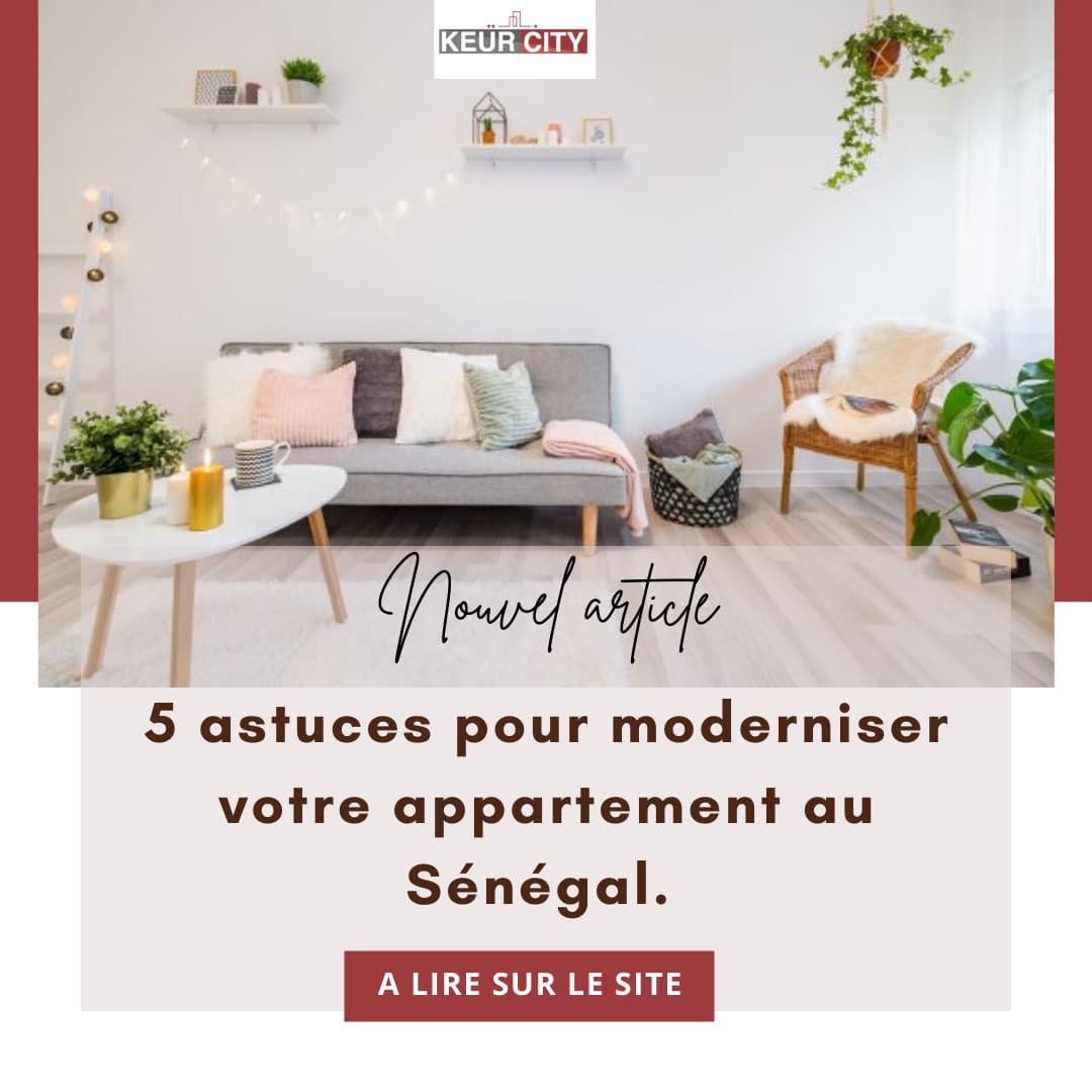 Astuces moderniser appartement _Sénégal